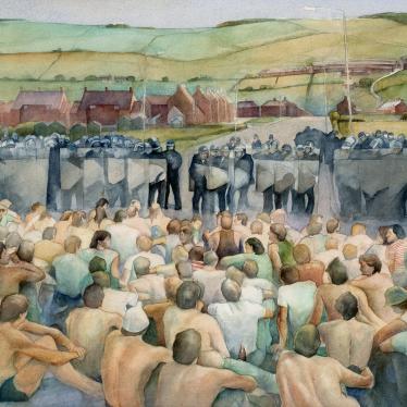 auckland project Barrie Ormsby, Miners' Strike 1984, 1980's, watercolour on paper. (C) Barrie Ormsby.jpg